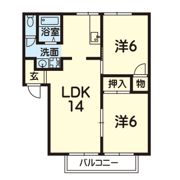 アスガードレジデンスAの間取り画像
