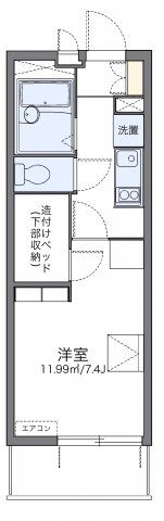 レオパレスシエルの間取り画像