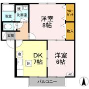 セジュール北内の間取り画像
