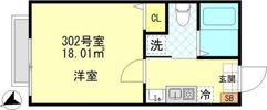 ボンボニエール一之江の間取り画像