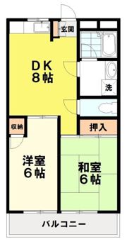 クレールハイツの間取り画像