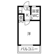 クレセール道徳の間取り画像