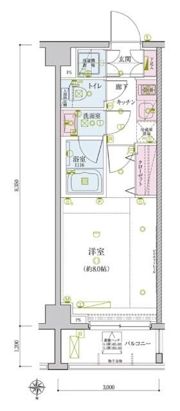 リヴシティ王子弐番館の間取り画像