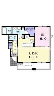 フローラ町田の間取り画像