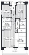 KS桜川の間取り画像