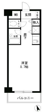 モンテベルデ第2横浜の間取り画像