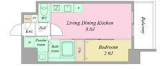 ArtizA瓦屋町Ⅱの間取り画像