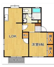 タウニィひわかの間取り画像