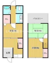 鷺洲4丁目戸建ての間取り画像