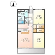 プレステージ中居の間取り画像