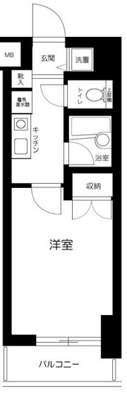菱和パレス上馬の間取り画像