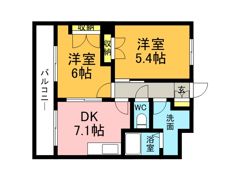 サンライフ花瀬Ⅰの間取り画像