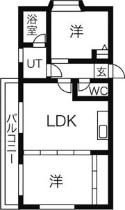 エルアモールの間取り画像