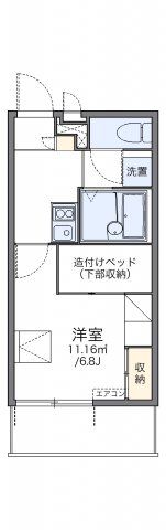 レオパレス寺地の間取り画像