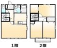 エコライフタウン本庄E・Dの間取り画像