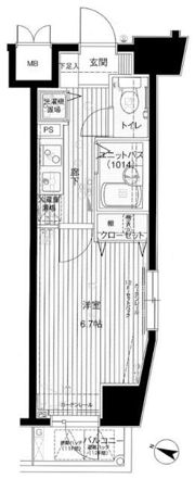 メインステージ西麻布Ⅱの間取り画像