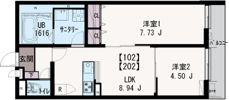 イクシオLierreの間取り画像