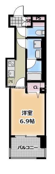 セイワパレス都島駅前の間取り画像