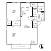 グリーンコート・ウエストの間取り画像