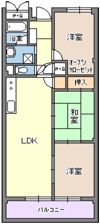 緑地八番館の間取り画像