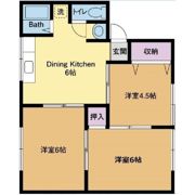 エスポワールアイA棟の間取り画像