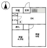 サンライズコーポの間取り画像