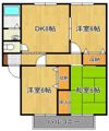 サンビレッジ葛原B棟の間取り画像