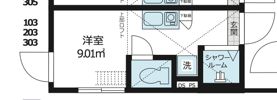 ククリ・ザ・レジデンス池袋の間取り画像