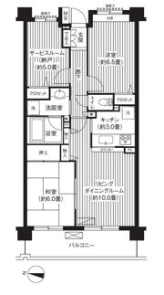 KS桜川の間取り画像