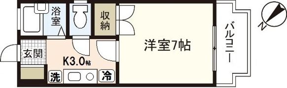 アーバン田部Ⅱの間取り画像