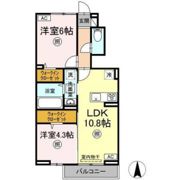 グランツ長岡の間取り画像