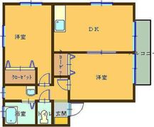 サンロイヤル/Dの間取り画像