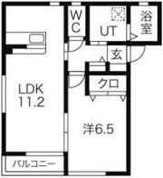 フェルクスBの間取り画像