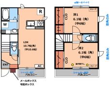 メゾンシティ7号館の間取り画像