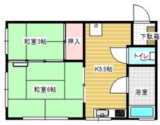 中元ビルの間取り画像