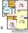 Premier藤阪の間取り画像