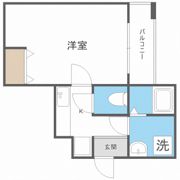 サムティ阿波座Lussoの間取り画像