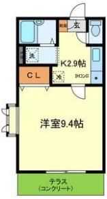 クレアールの間取り画像