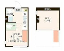 ハレテラス平和台の間取り画像