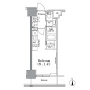 パークハビオ飯田橋の間取り画像