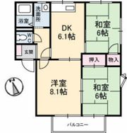 マナハイツ A棟の間取り画像