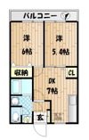 グレイスコート幸Ⅰの間取り画像