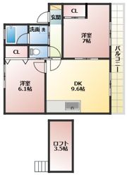 オリーブコートの間取り画像
