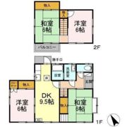 宮本戸建借家 D棟の間取り画像