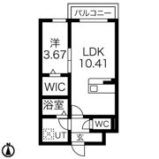 エスグランデ中崎町の間取り画像
