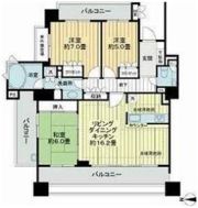 グランスイート覚王山法王町の間取り画像