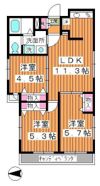 ヘーベルブランシュの間取り画像