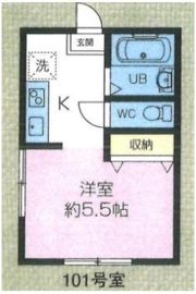 パークサイド武蔵野の間取り画像