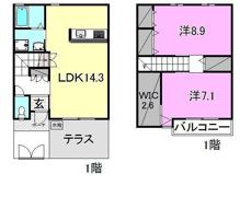 シャン・ドゥ・フルールの間取り画像