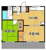 橋本ビル（戸畑）の間取り画像